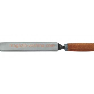 Нож пчеловодный 14 для распечатывания рамок, 205 мм, с нижней заточкой, деревянная ручка